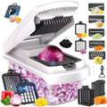 15-Piece Vegetable & Fruit Cutter Set – Black Lid
