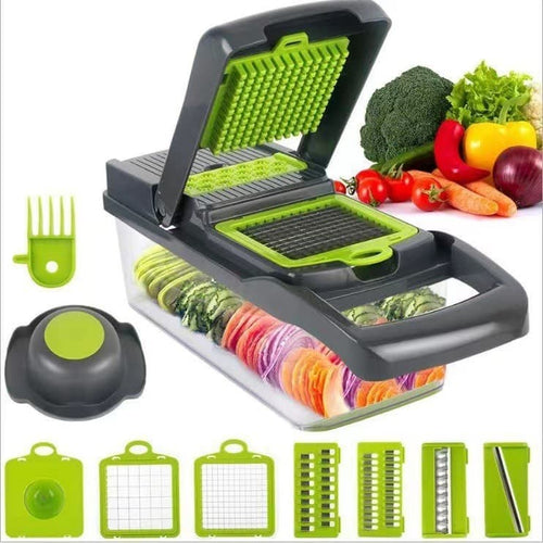 15-Piece Vegetable Cutter Set – Compact Slicer