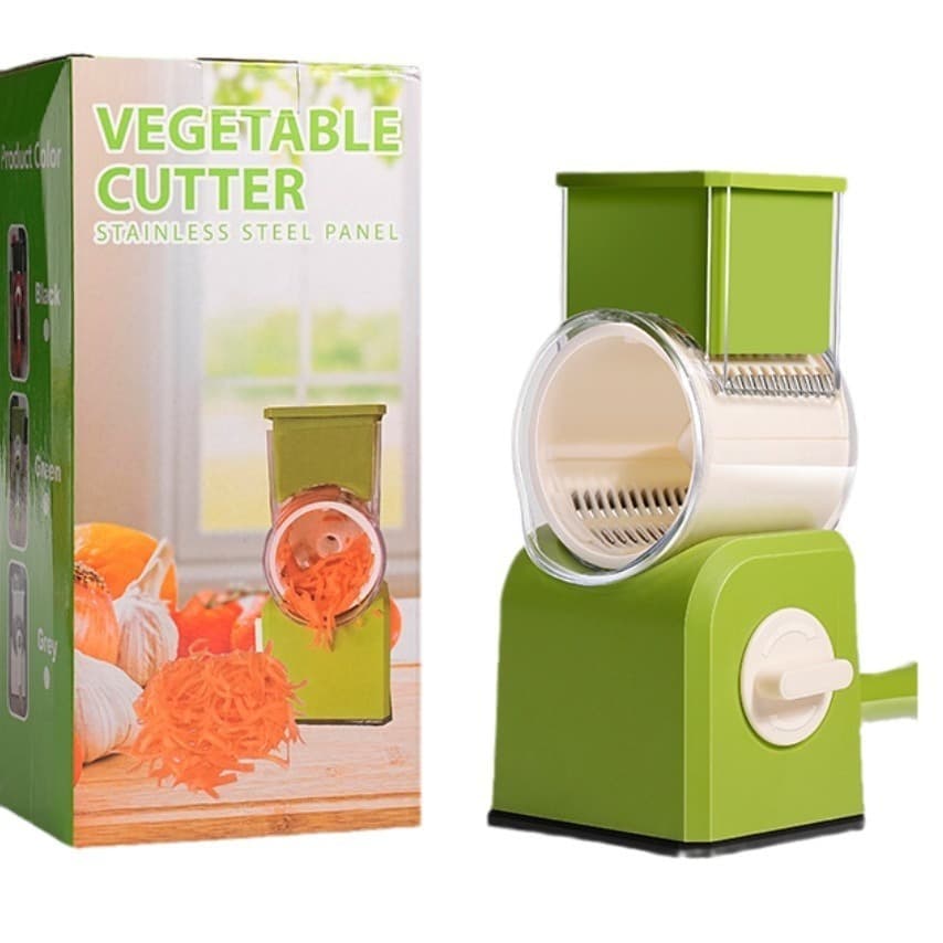 Green Rotary Vegetable Slicer